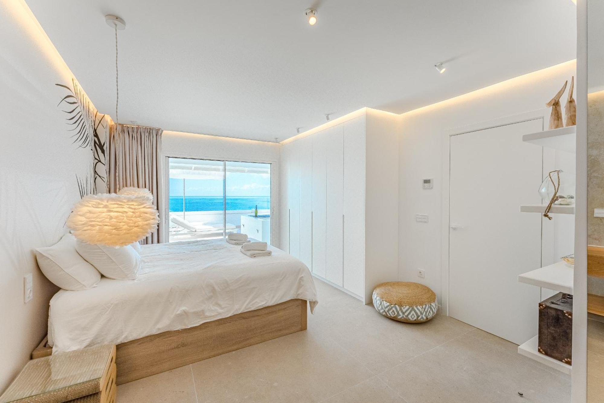 Blue Haven - Ocean View Penthouse With Jacuzzi And Pool Lägenhet Acantilado de los Gigantes Exteriör bild